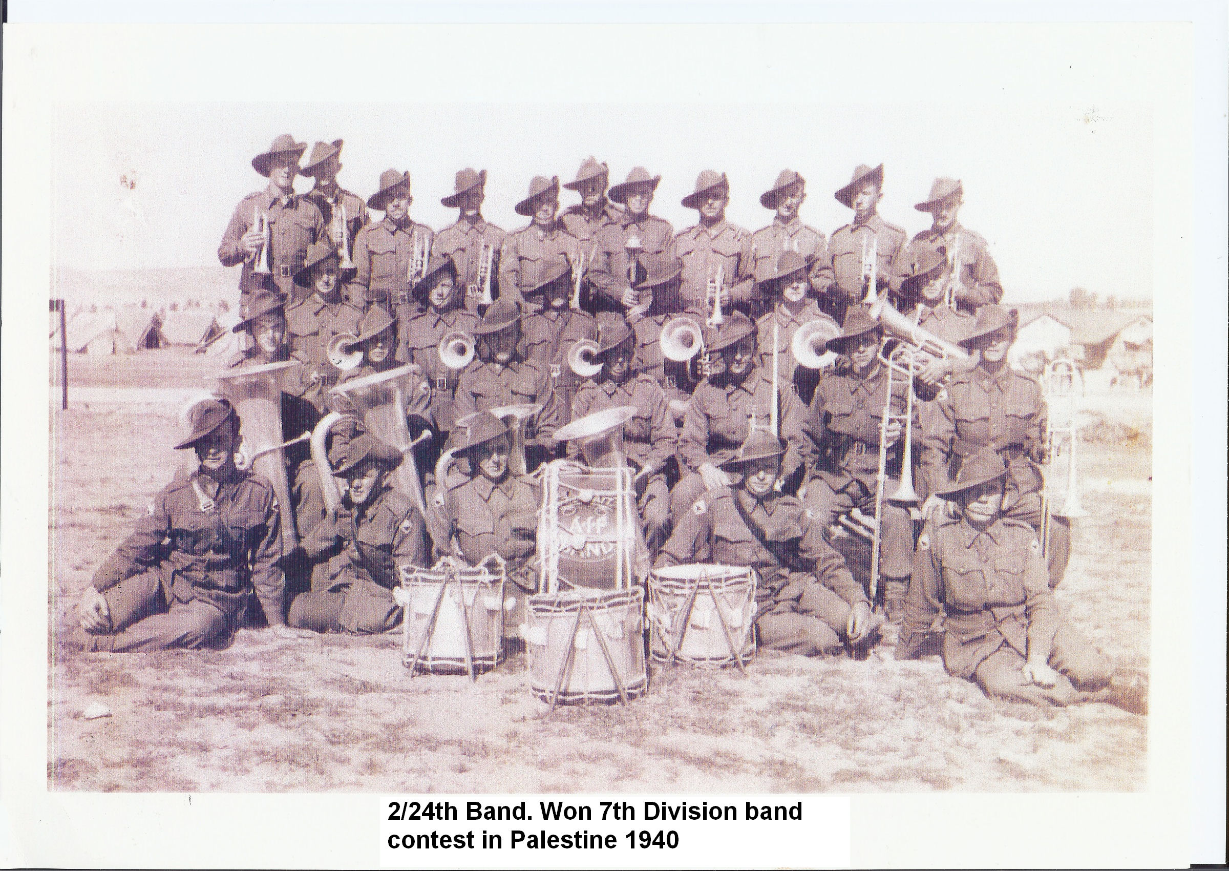 2/24th Band-winners 7th Div Contest 1940